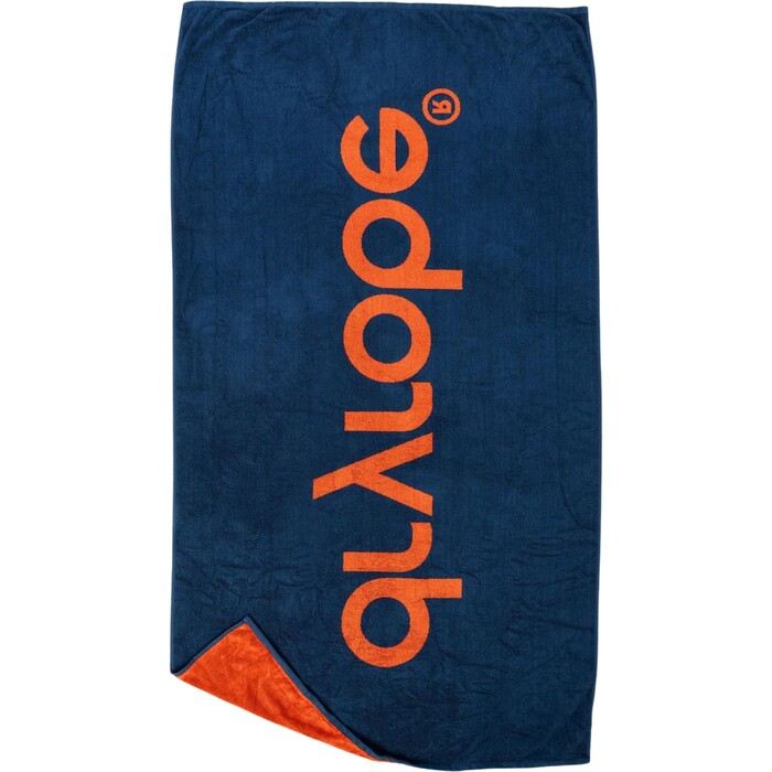 2024 Dryrobe Bio-Strandtuch BEACH TOWEL ODSB - Orange / Tiefseeblau